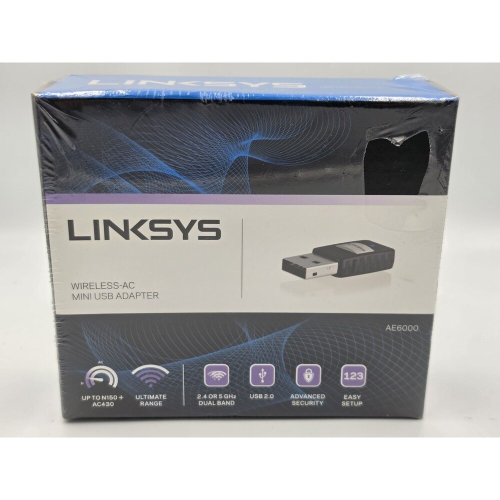 Linksys AE6000 IEEE 802.11ac - Wi-Fi Adapter for Desktop Computer/Notebook